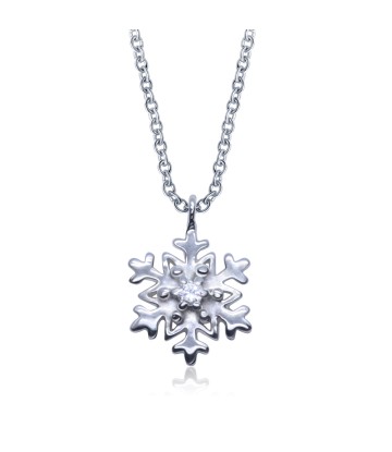 Snowflake Silver Necklace SPE-5617